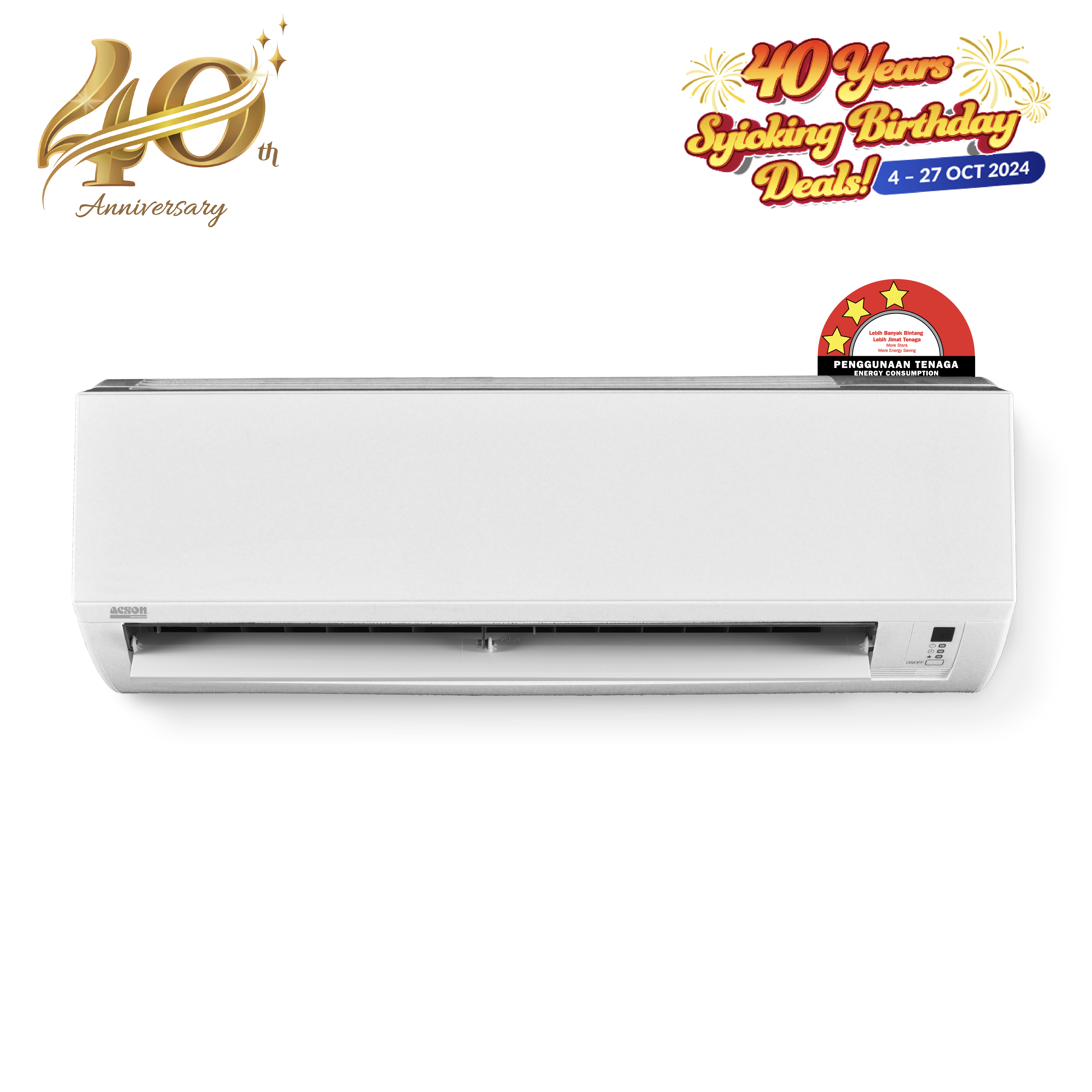 AVO Non-Inverter (1.0HP) Air Conditioner R32