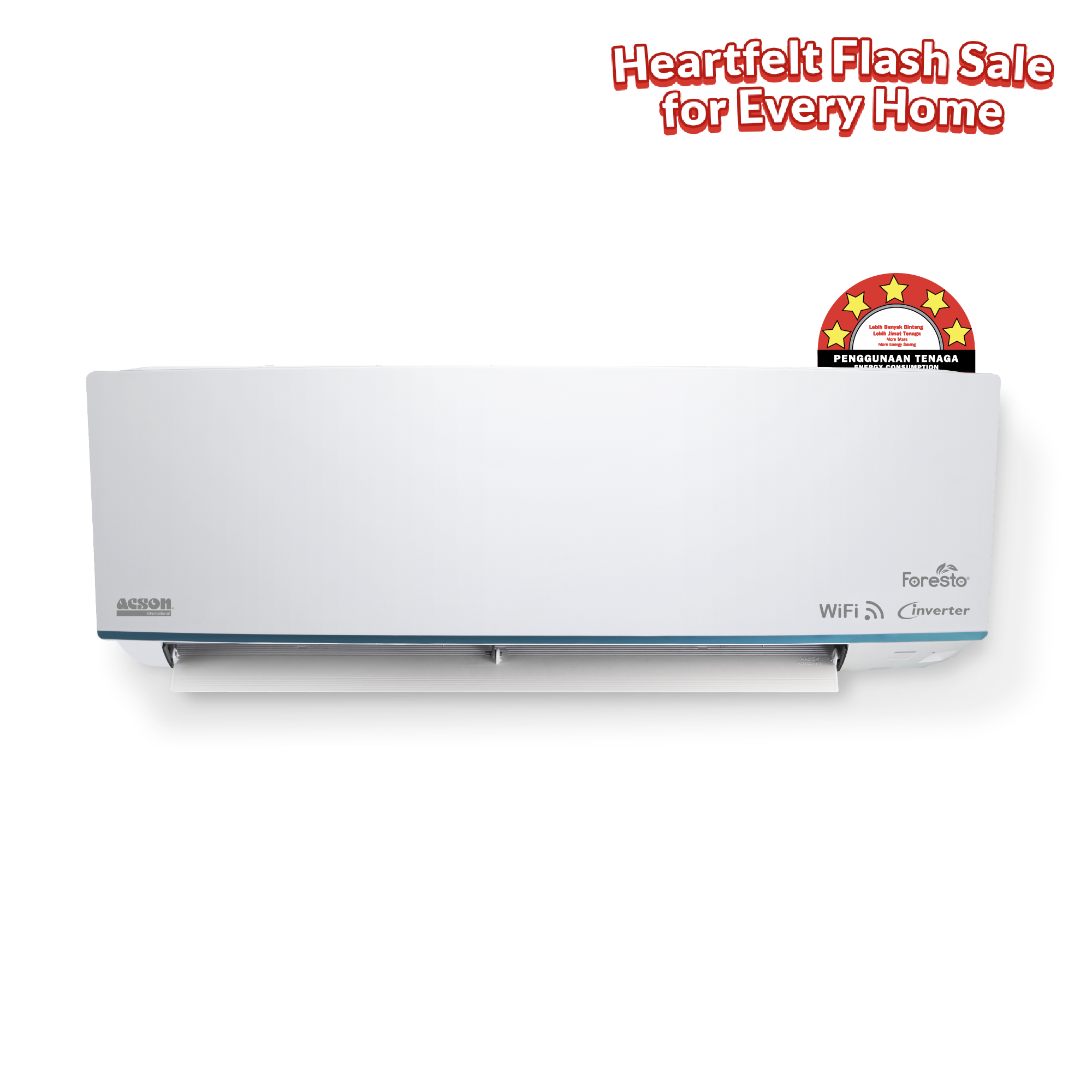 AVORY Premium Inverter (1.0HP) Air Conditioner R32 WiFi