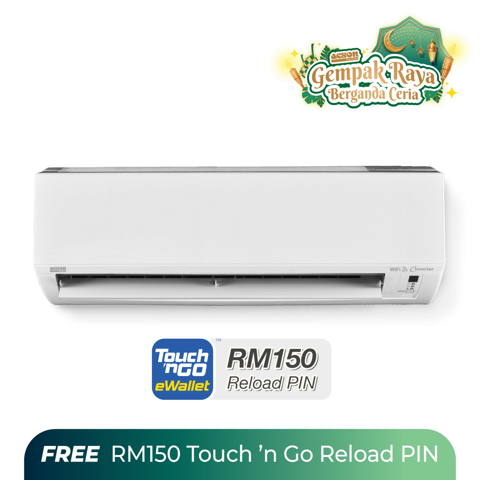 REINO+ Inverter (1.0HP) Air Conditioner R32 WiFi Acson Online Store