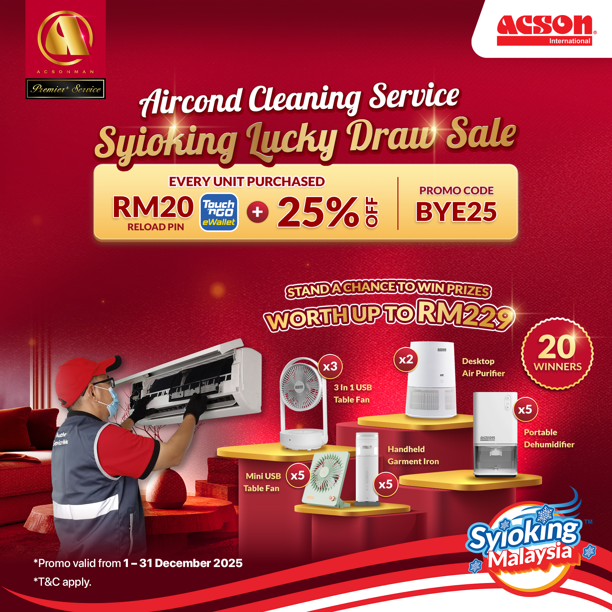 Cleaning Service - Wall Mounted (Indoor Unit only)