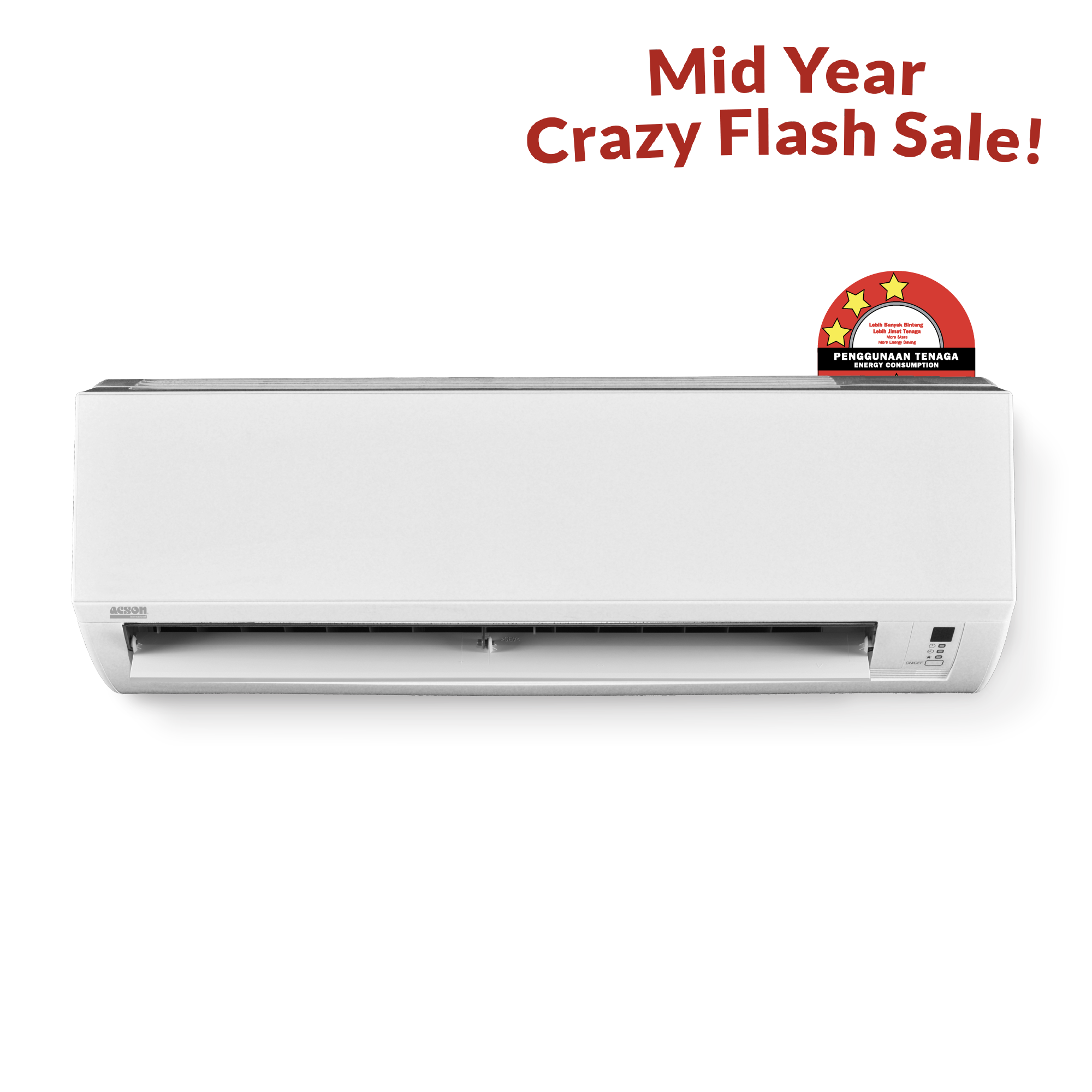 AVO Non-Inverter (1.0HP) Air Conditioner R32