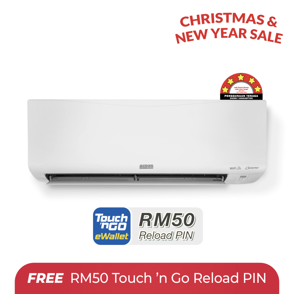 REINO+ Inverter (1.5HP) Air Conditioner R32 WiFi