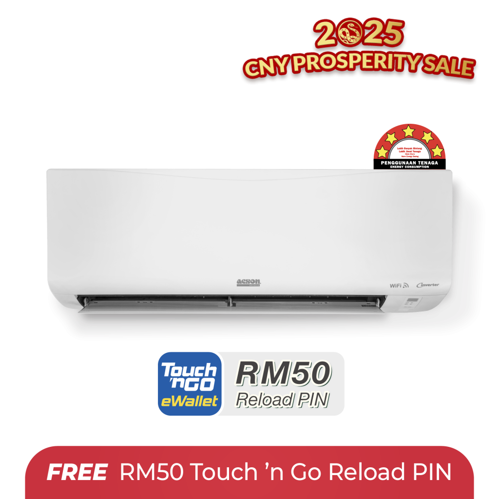 REINO+ Inverter (1.0HP) Air Conditioner R32 WiFi