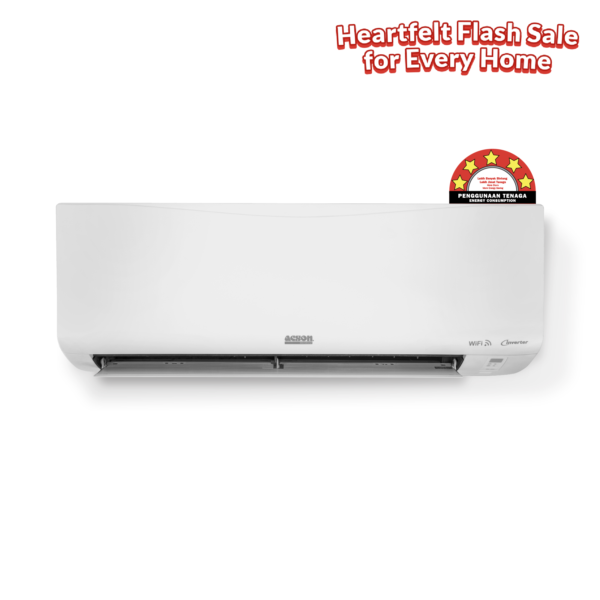 REINO+ Inverter (1.0HP) Air Conditioner R32 WiFi