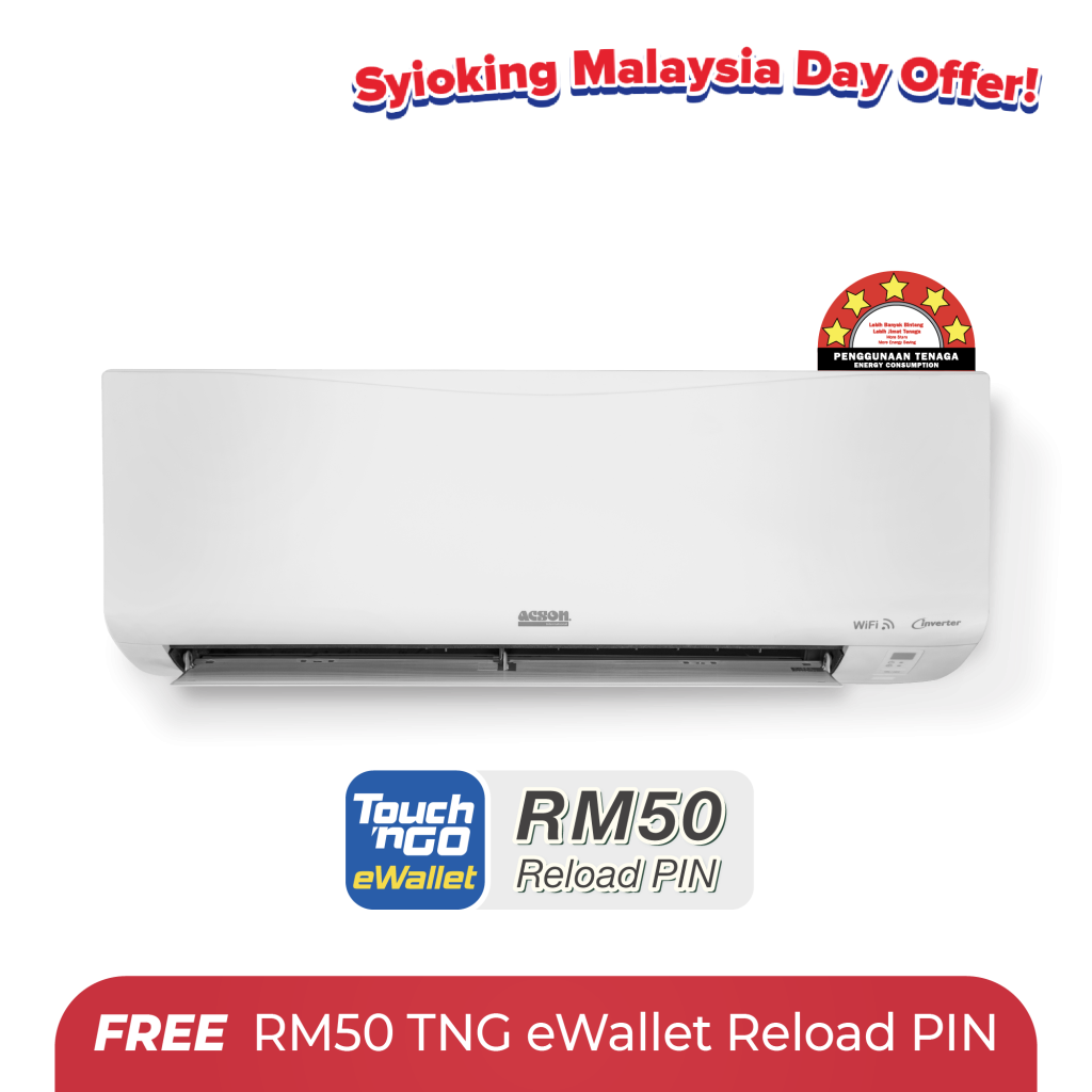 REINO+ Inverter (1.0HP) Air Conditioner R32 WiFi