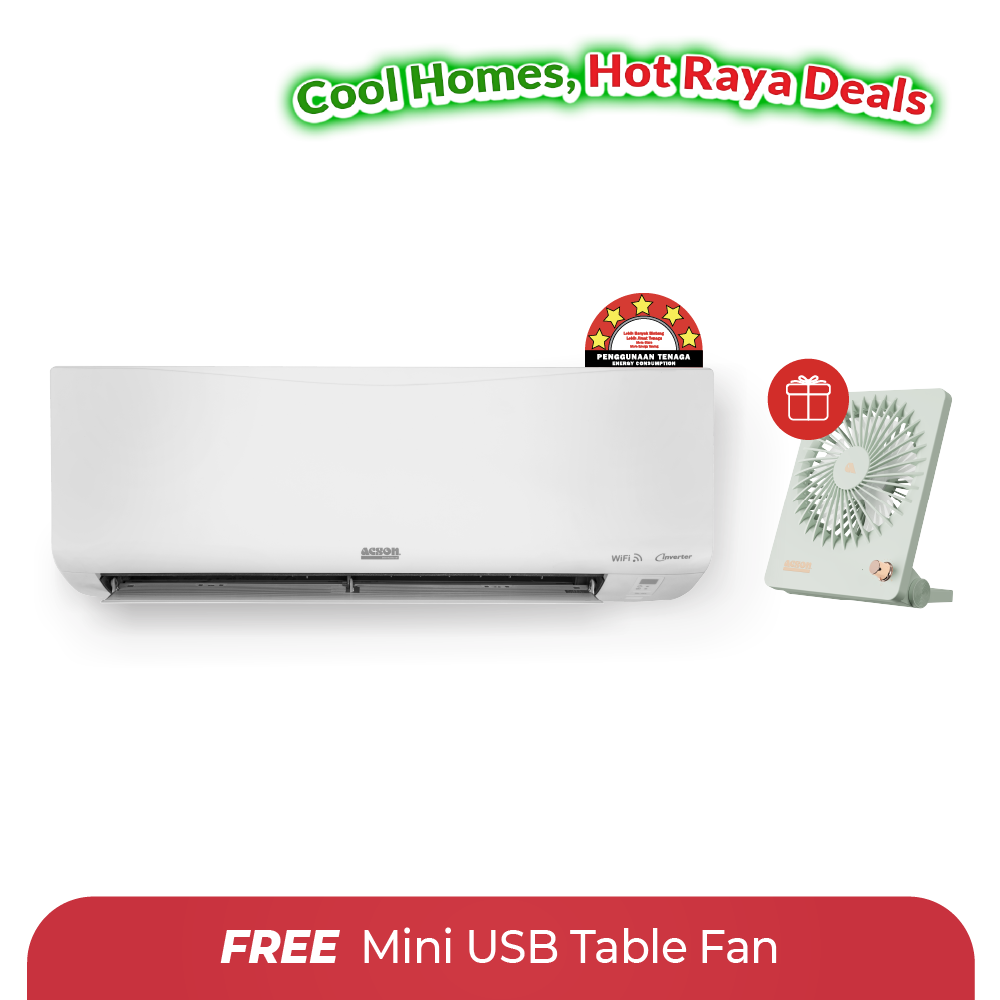 REINO+ Inverter (1.0HP) Air Conditioner R32 WiFi