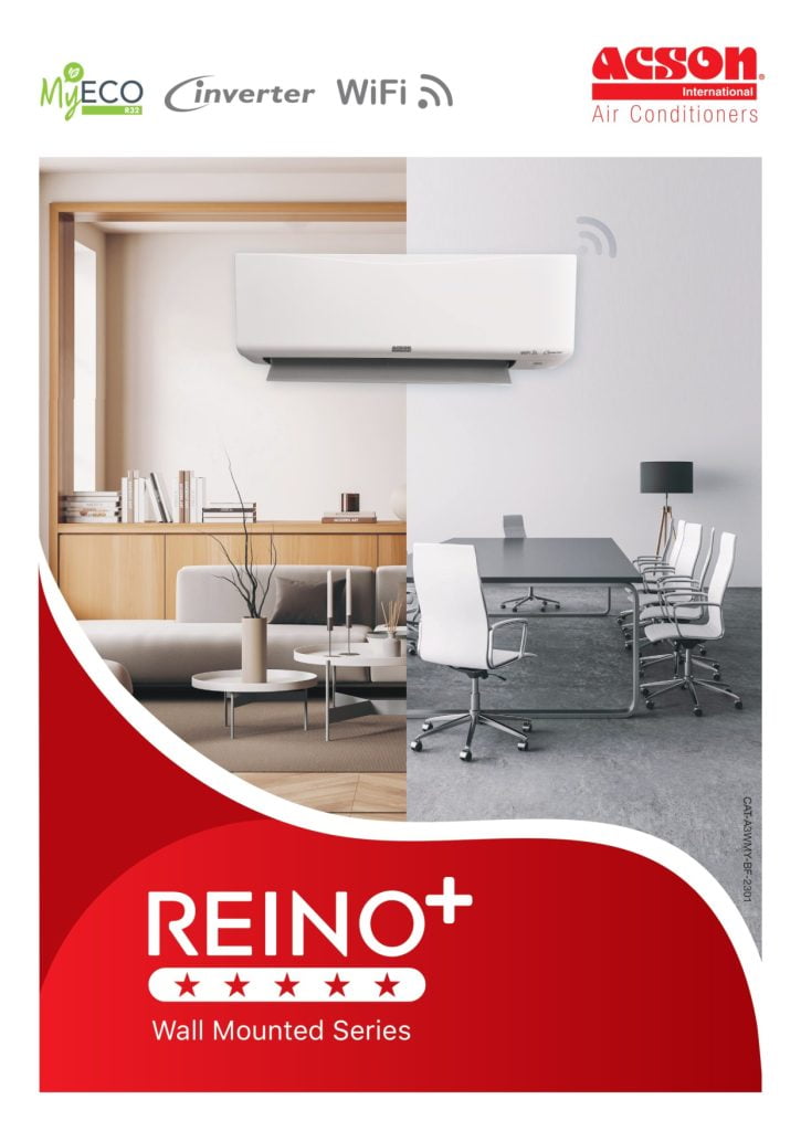 REINO+ Inverter (1.5HP) Air Conditioner R32 WiFi - Acson Online Store