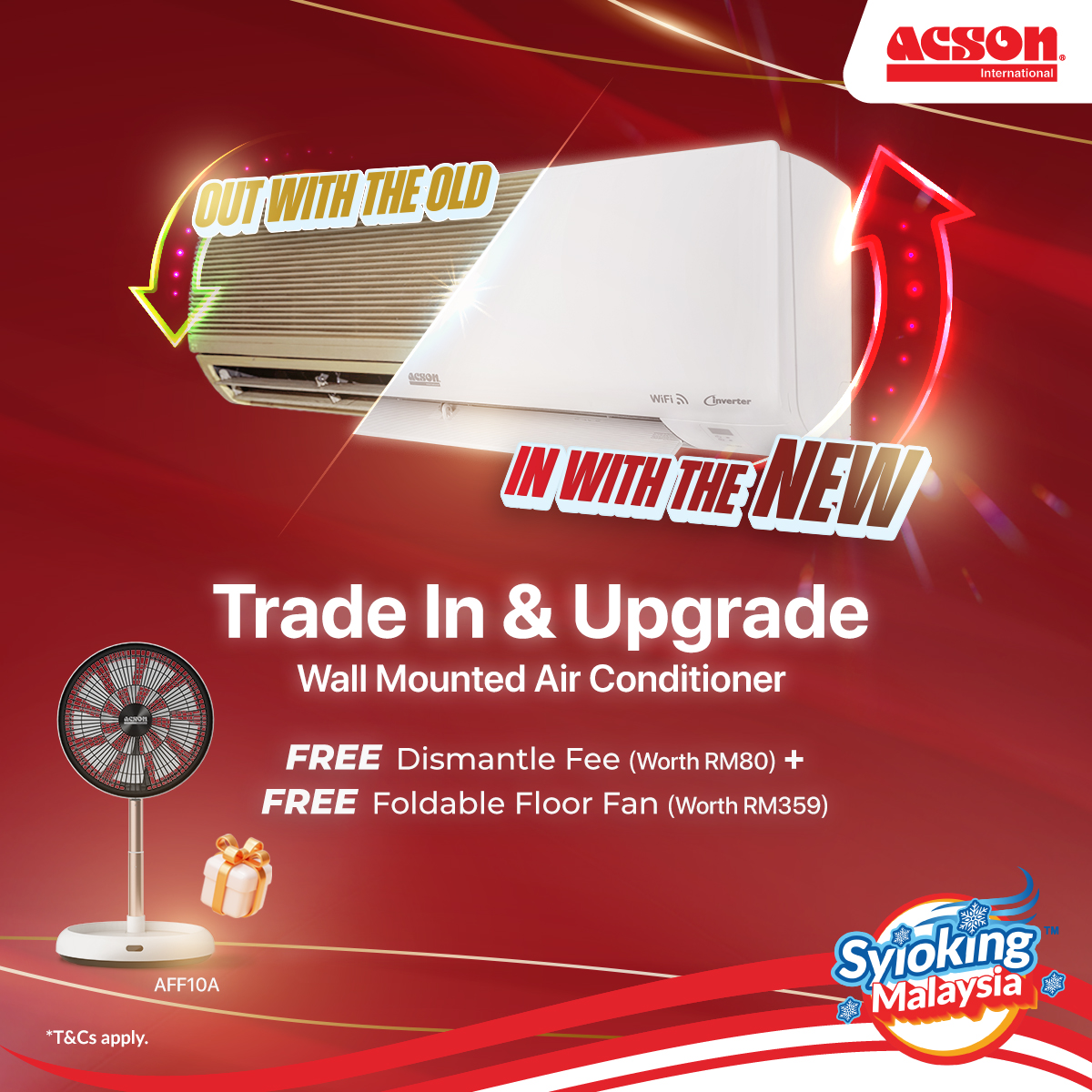 REINO Inverter (2.0HP) Air Conditioner R32 WiFi