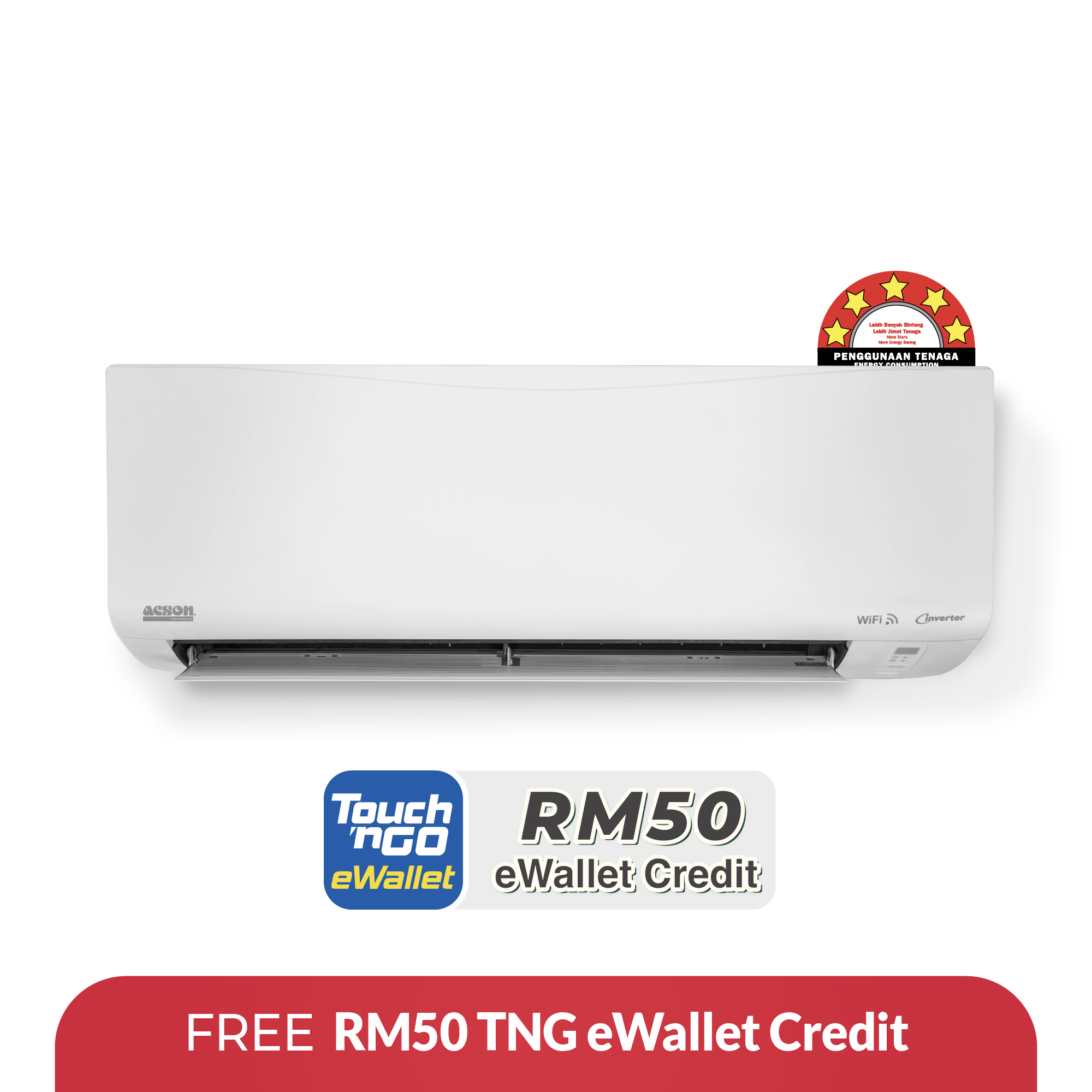 REINO Inverter (2.5HP) Air Conditioner R32 WiFi