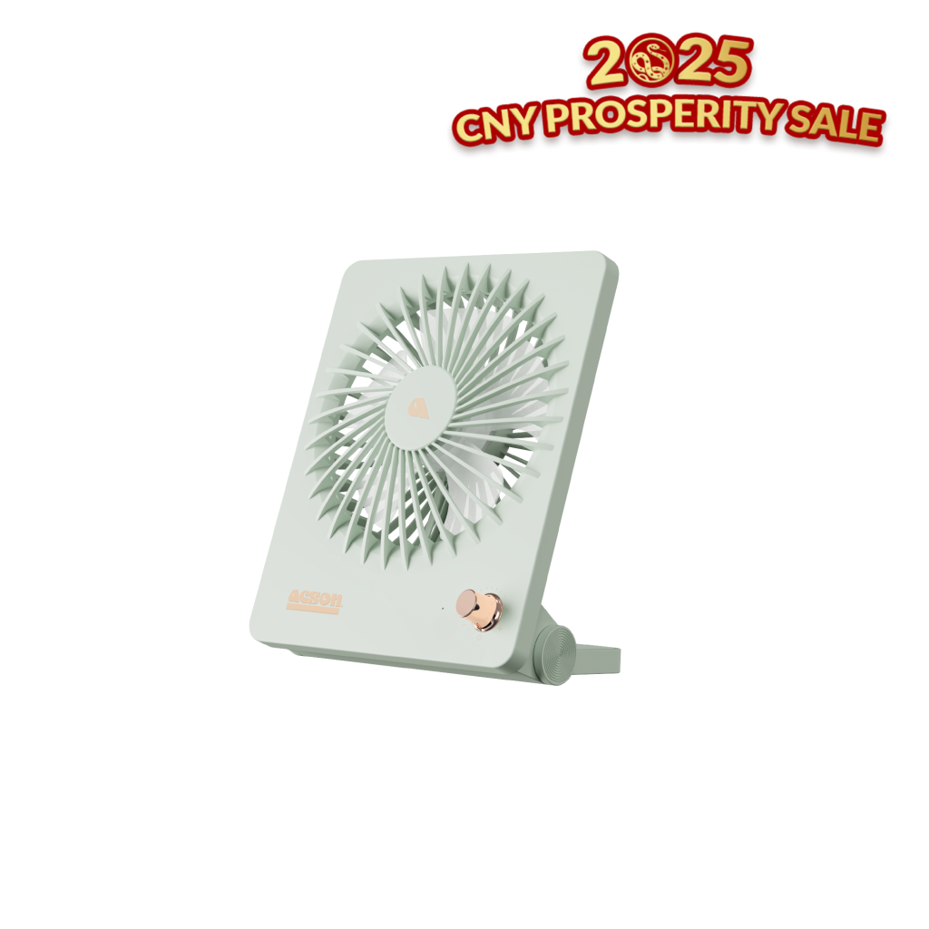 Mini USB Table Fan (Pastel Green)