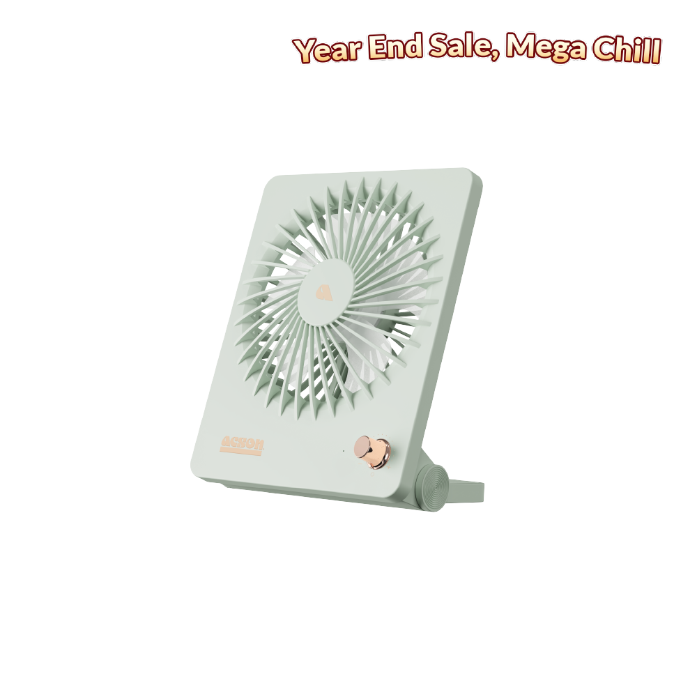 Mini USB Table Fan (Pastel Green)