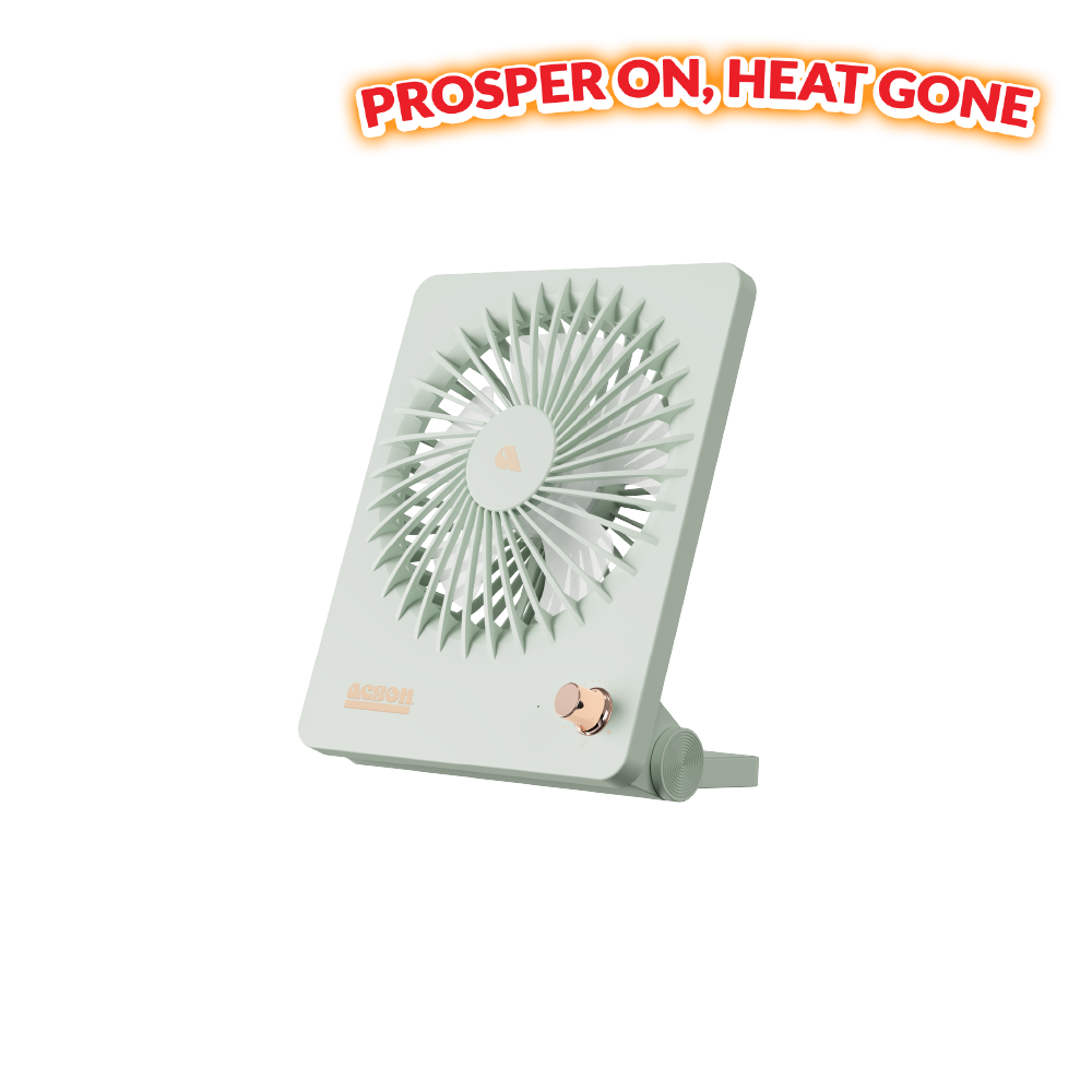 Mini USB Table Fan (Pastel Green)