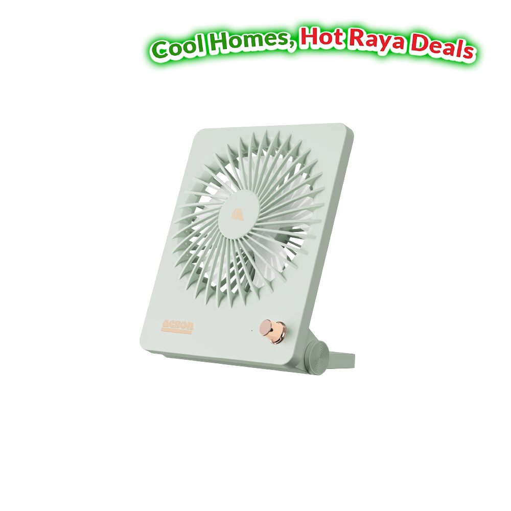 Mini USB Table Fan (Pastel Green)