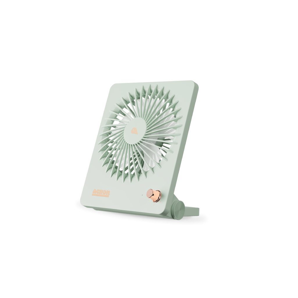 Mini USB Table Fan (Pastel Green)