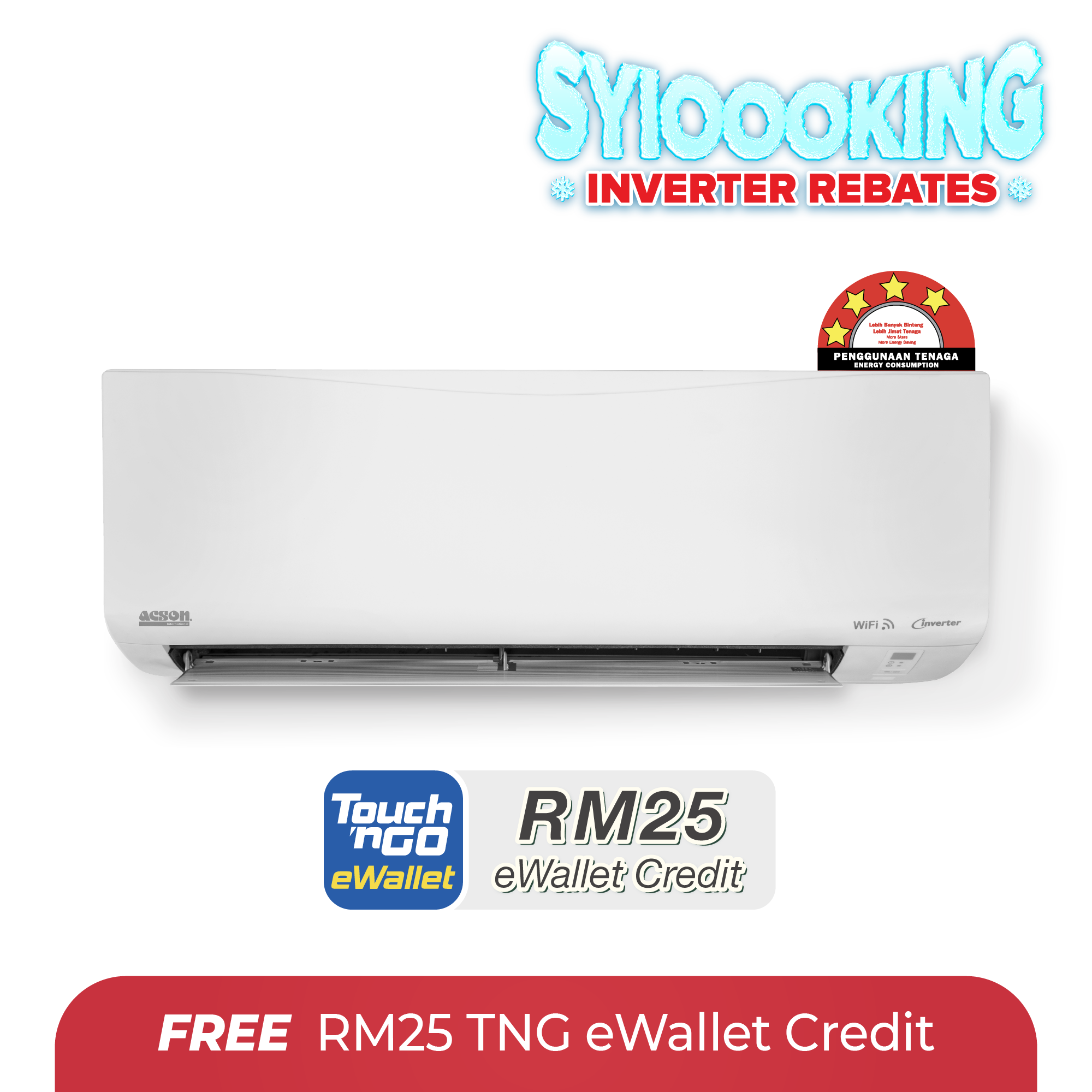 Viento Inverter (2.0HP) Air Conditioner R32 WiFi