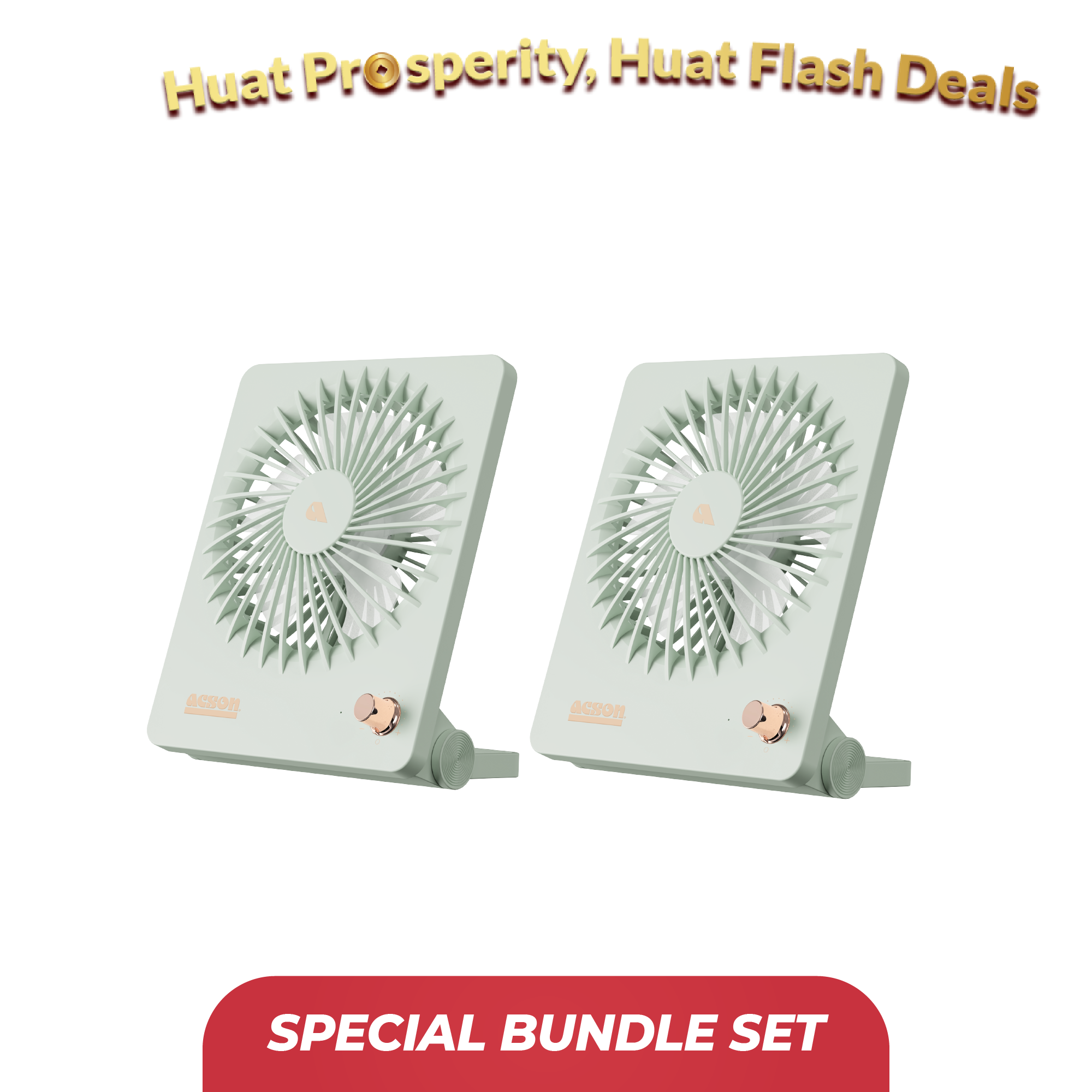 Bundle set - Mini USB Table Fan x 2